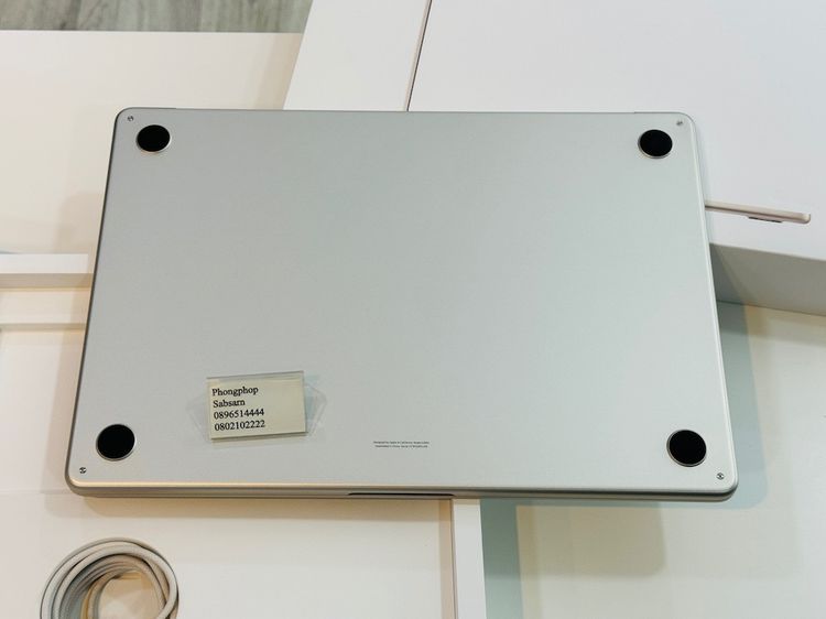Macbook Air M2 15 นิ้ว SSD 256 ศูนย์ไทย สภาพเหมือนใหม่ สี Starlight รุ่นก่อนล่าสุด  ประกันศูนย์ไทย 32900 บาท รูปที่ 7