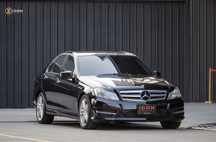 Mercedes-Benz C-Class 2013 C200 CGI Sedan เบนซิน ไม่ติดแก๊ส เกียร์อัตโนมัติ ดำ รูปที่ 1