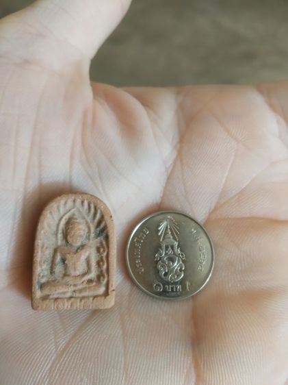 พระเนื้อดินพิมพ์เล็ก(ภาพพิมพ์พระซุ้มกอหลังเรียบ(พระใหม่ไม่ทราบพระเกจิที่สร้างไม่ทราบรุ่น)(280409))พระบ้านพระเครื่องรางของมงคล รูปที่ 3