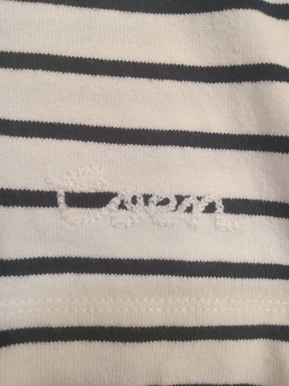 Coen Tokyo Japan เสื้อลำลองคอปาด ลายขวางดำขาว แขนปล่อย size M อก 40 ยาว 23 หน้า ×24 หลัง แขนยาว 20 นิ้วจากไหล่ สภาพดี ไม่เคยใส่ รูปที่ 10