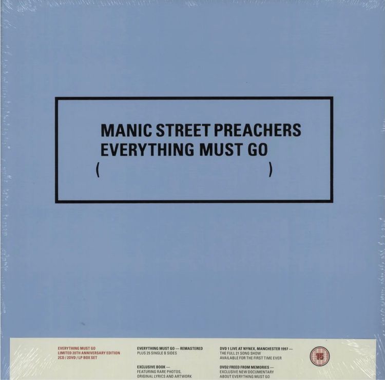 ขายแผ่นเสียงเซ็ตซีดีซีล วงร็อคจากเวลส์ Manic Street Preachers Everything Must Go 20th Anniversary Edition 2016 LP CD Sealed ส่งฟรี รูปที่ 2