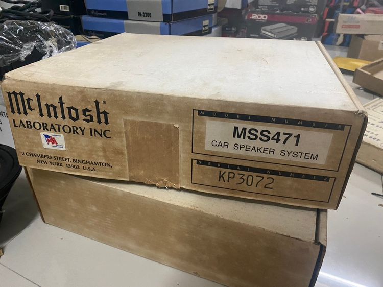 McIntosh - รุ่น  MSS 471  ทั้งเซต CAR SPEAKER SYSTEM รูปที่ 2