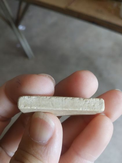 พระเนื้อว่านผสมผง(พระพิมพ์พระสมเด็จหลังเรียบ(มีรอยแตกหักเล็กน้อย)(ไม่ทราบพระเกจิที่สร้างไม่ทราบรุ่นและอายุ)(280432))พระเครื่องรางของมงคล รูปที่ 14