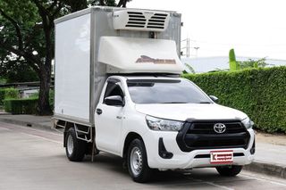 Toyota Hilux Revo 2.4 SINGLE Entry (ปี 2021) รถกระบะตู้เย็นพร้อมวิ่งงานไมล์น้อย คววามสูง 1.90 เมตร