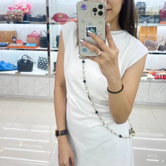 Chanel Lone Pearl necklace  รูปที่ 2