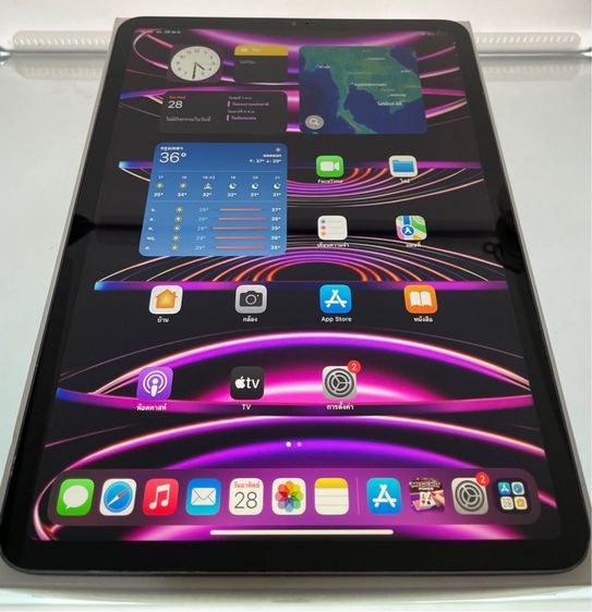 ขาย iPad Pro 11 2018 สีดำ ศูนย์ไทย สภาพสวย 64gb WiFi รองรับปากกา และคีย์บอร์ด สแกนใบหน้าได้ รีเซ็ตได้ไม่ติดไอคราว อุปกรณ์ครบ พร้อมใช้งาน  รูปที่ 2