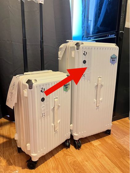 กระเป๋าเดินทางใบใหญ่ Tpartner รุ่น Sport Air ทรงถัง 29นิ้ว สีขาว รูปที่ 9