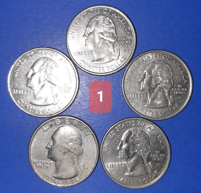 เหรียญอเมริกา QUARTER DOLLAR รูปที่ 2