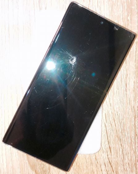 กึ่งซากSamsung Galaxy Note10 Plus Black 256G RAM12 เครื่องไทย ตำหนิตามรูป เครื่องใช้งานปกติ รูปที่ 2
