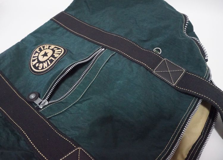กระเป๋าเดินทางสะพายขึ้นไหล่ ถือ  Vintage  Kipling  Tote Bag for Weekend Travel 🎀 ไซร์ใหญ่งานโลโก้วินเทจค่ะ รูปที่ 15
