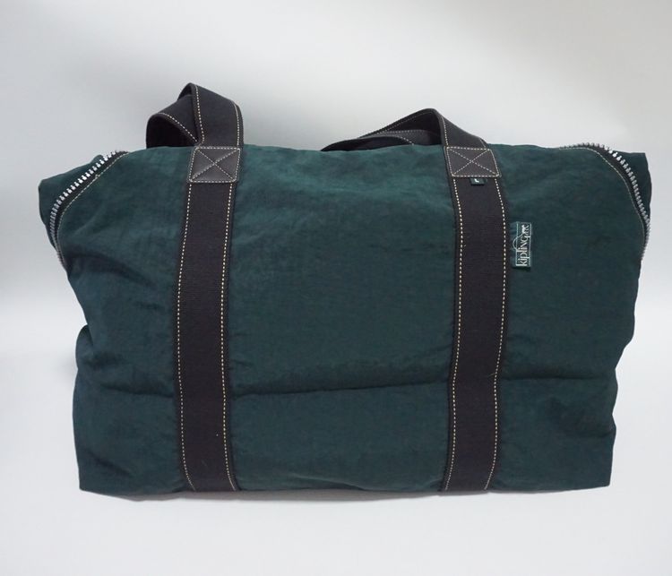 กระเป๋าเดินทางสะพายขึ้นไหล่ ถือ  Vintage  Kipling  Tote Bag for Weekend Travel 🎀 ไซร์ใหญ่งานโลโก้วินเทจค่ะ รูปที่ 10