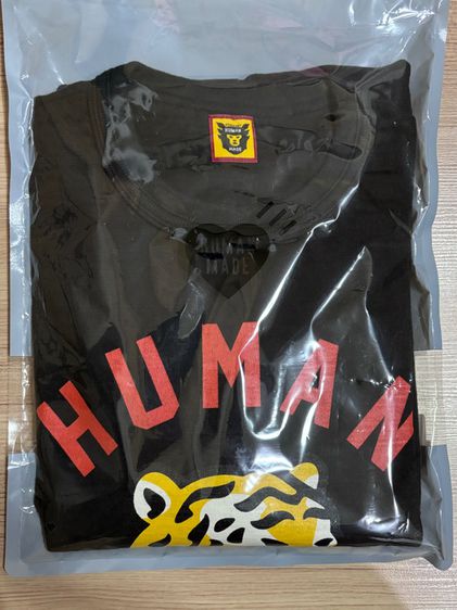 เสื้อHuman madeของแท้ สีดำลายเสือ คอลใหม่ รูปที่ 3