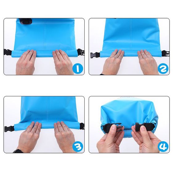 ✅ กระเป๋ากันน้ำ ถุงกันน้ำ Waterproof Bag 5 ลิตร กระเป๋าเดินทาง รูปที่ 2