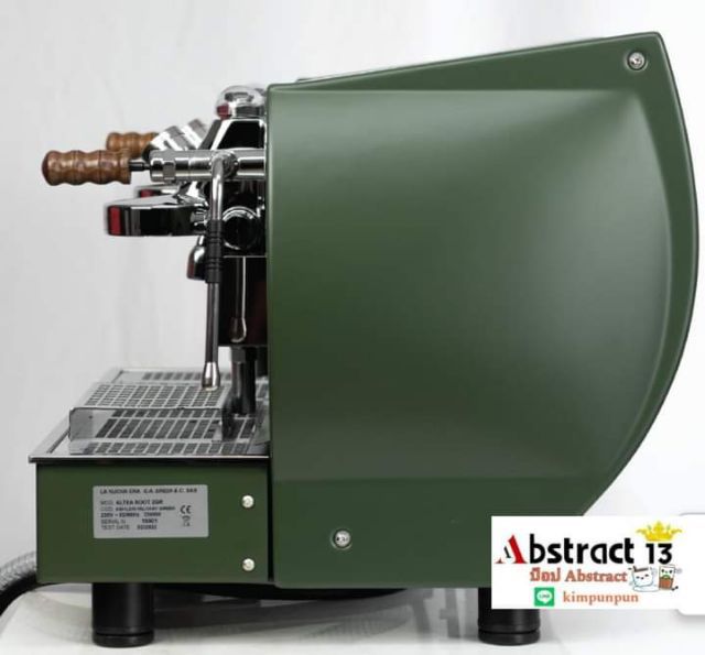 Abstract13 มีจำหน่ายพร้อมส่งแล้ววันนีั เครื่องชงกาแฟ La nova Era :Altea Limited Military GreenทProfessional Espresso Machine
 รูปที่ 5
