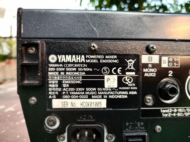 Power Mixer YAMAHA EMX 5014C รูปที่ 6