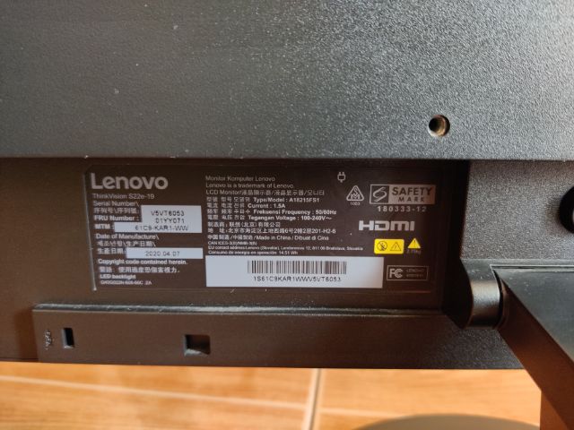 จอ Lenovo S22e-19 รูปที่ 5