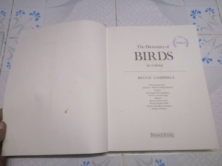 The Dictionary of BIRDS in colour  BY BRUCE CAMPBELL พจนานุกรม นก  รูปที่ 4