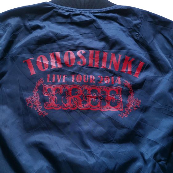 TOHOSHINKI Live Tour 2014 2 Ways Bomber Jacket รอบอก 42” รูปที่ 4