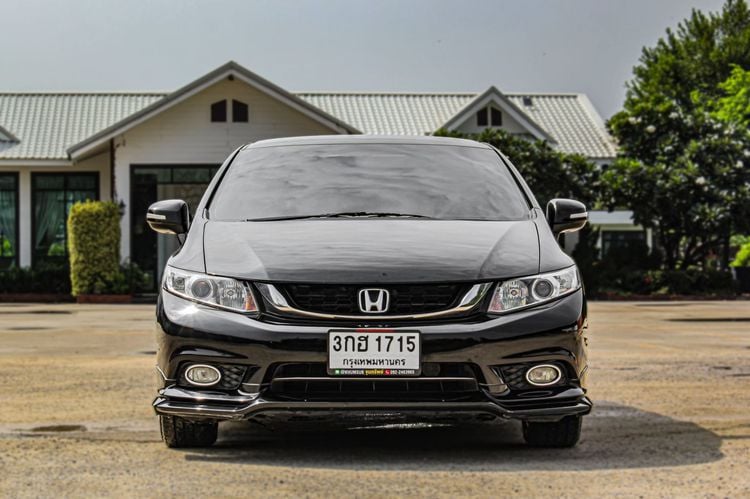 Honda Civic 2014 1.8 ES i-VTEC Sedan เบนซิน ไม่ติดแก๊ส เกียร์อัตโนมัติ ดำ รูปที่ 2