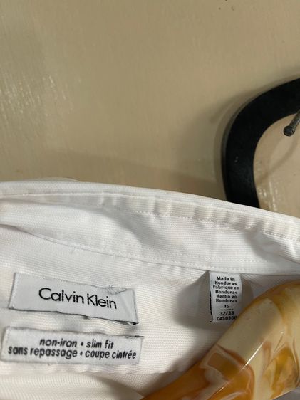 เชิ้ตขาวชาย Calvin Klein แท้อก41 slim fit รูปที่ 2