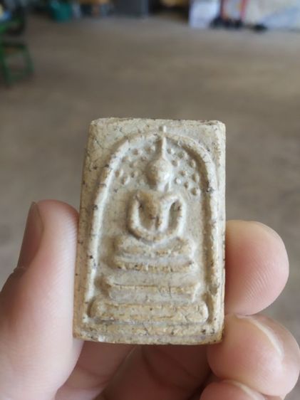 พระเนื้อว่านผสมผง(พระพิมพ์พระสมเด็จพิมพ์ปรกโพธิ์หลังเรียบ(มีรอยแตกหักและชำรุด)(ไม่ทราบพระเกจิที่สร้างไม่ทราบรุ่น)(290401))พระเครื่องของมงคล รูปที่ 4