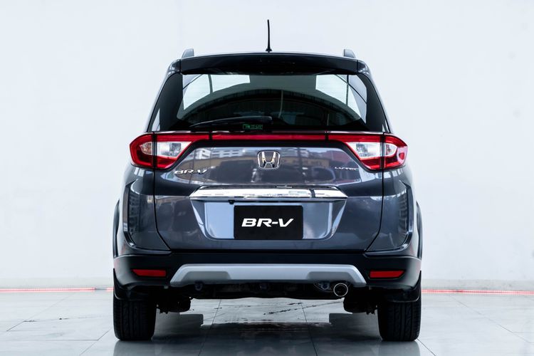 Honda BR-V 2017 1.5 SV Utility-car เบนซิน ไม่ติดแก๊ส เกียร์อัตโนมัติ เทา รูปที่ 4
