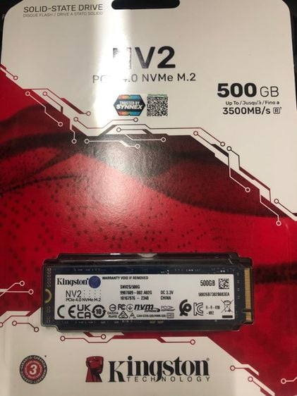 ขาย SSD m.2 500 GB ของใหม่ มือ1 ประกันยาวๆๆครับ