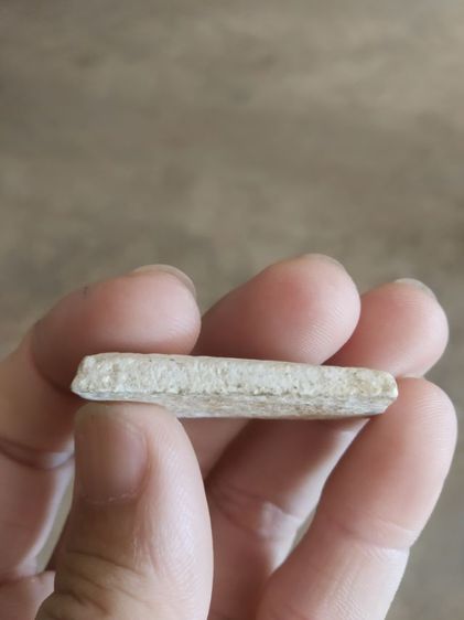 พระเนื้อว่านผสมผง(พระพิมพ์พระสมเด็จหลังเรียบเนื้อออกขาวมีน้ำตาลเล็กน้อย(ไม่ทราบพระเกจิที่สร้าง)(ไม่ทราบอายุและรุ่น)(290406))พระเครื่องมงคล รูปที่ 14