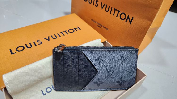 Card Holder Louis Vuitton Monogram Eclipse Reverse สีหายาก สภาพ Like new รูปที่ 3