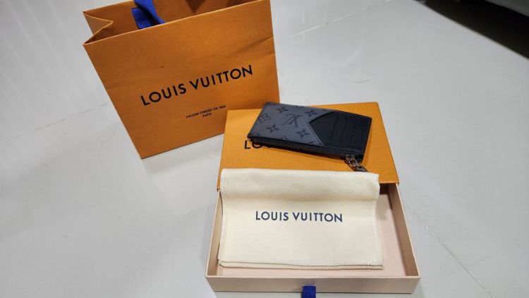 Card Holder Louis Vuitton Monogram Eclipse Reverse สีหายาก สภาพ Like new รูปที่ 9