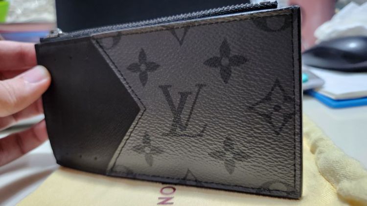 Card Holder Louis Vuitton Monogram Eclipse Reverse สีหายาก สภาพ Like new รูปที่ 13
