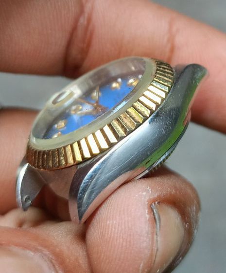🔥🔥🔥 เปิดขาย  ตัวเรือน นาฬิกา Rolex Datejust Lady งานเกรด ระบบออโต้  เป็นงานช่าง หน้าน้ำเงิน ตัดทอง เล่นเเสงสวยๆ🔥🔥🔥  รูปที่ 3