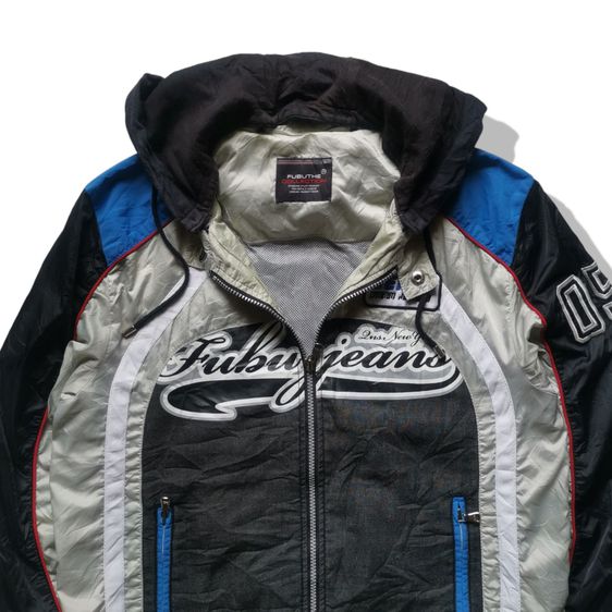 Fubu Jeans Hooded Racing Jacket รอบอก 44” รูปที่ 3