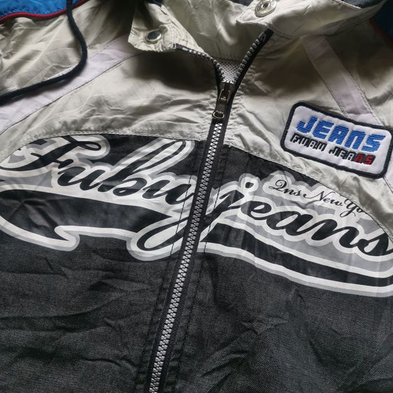 Fubu Jeans Hooded Racing Jacket รอบอก 44” รูปที่ 7
