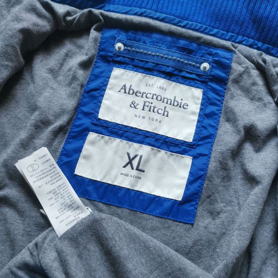Abercrombie Fitch Blues Full Zipper Jacket รอบอก 46” รูปที่ 9