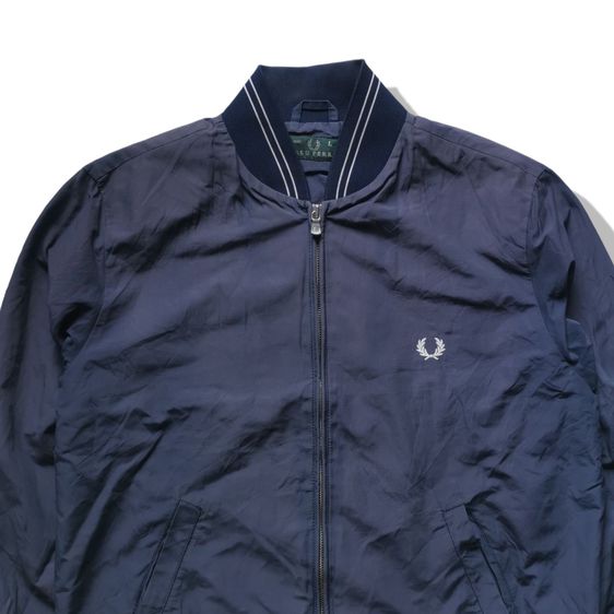 Fred Perry Navy Blues Bomber Jacket รอบอก 46”  รูปที่ 3