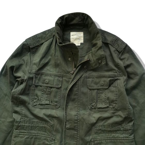 Uniqlo Green Hooded Military Jacket รอบอก 46” รูปที่ 4