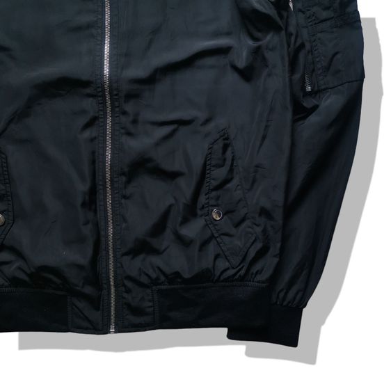 Zara Man Black Bomber Jacket รอบอก 45” รูปที่ 5