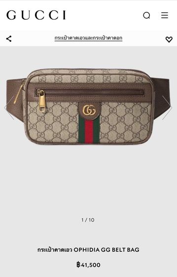 Gucci ophidia belt bag fullset  รูปที่ 2