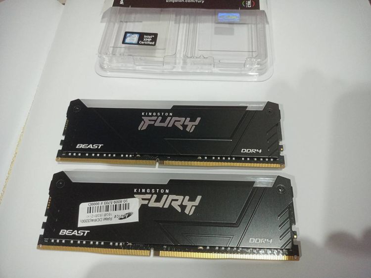 RAM DDR43200 16GB 8GBX2 KINGSTON FURY BEAST RGB รูปที่ 3