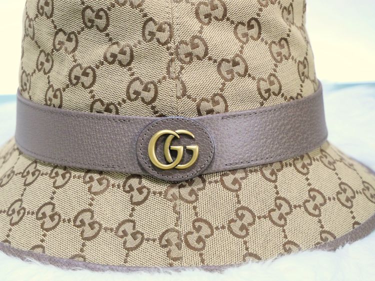 Like New Gucci bucket hat Size XL รูปที่ 8