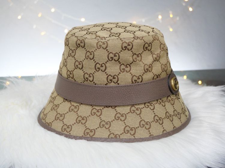 Like New Gucci bucket hat Size XL รูปที่ 6
