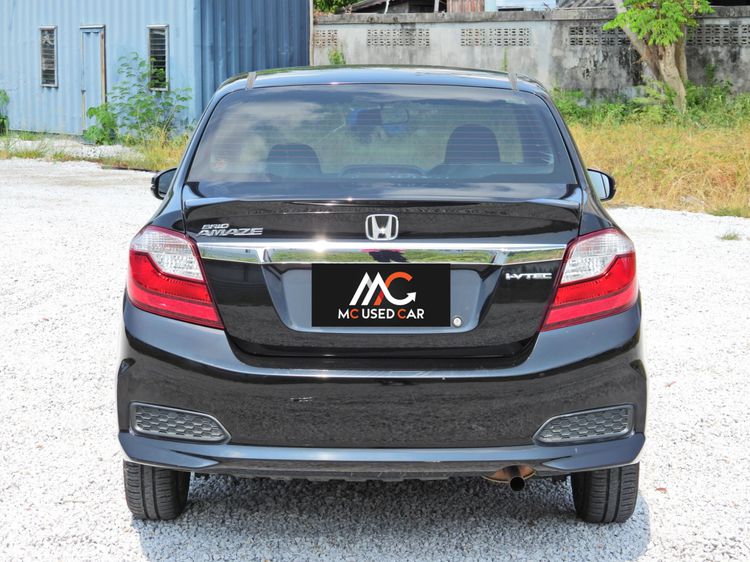 Honda Brio 2019 1.2 Amaze V Sedan เบนซิน ไม่ติดแก๊ส เกียร์อัตโนมัติ ดำ รูปที่ 4