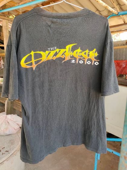 เสื้อ Vintage Ozzfest 2000 ตะเข็บเดี่ยวบนล่าง ตอกปี2000 รูปที่ 2