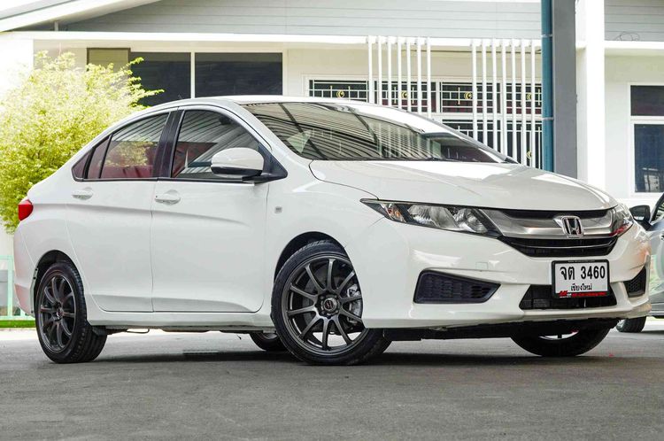 Honda City 2014 1.5 S Sedan เบนซิน เกียร์ธรรมดา ขาว รูปที่ 3