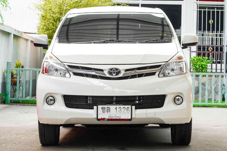 Toyota Avanza 2014 1.5 E Utility-car เบนซิน เกียร์ธรรมดา ขาว รูปที่ 2