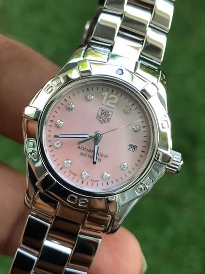 TAG Heuer Aquaracer Lady Diamond Pink Mother of pearl WAF141A🇨🇭🇨🇭
    รูปที่ 6