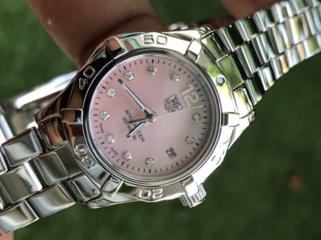 TAG Heuer Aquaracer Lady Diamond Pink Mother of pearl WAF141A🇨🇭🇨🇭
    รูปที่ 2