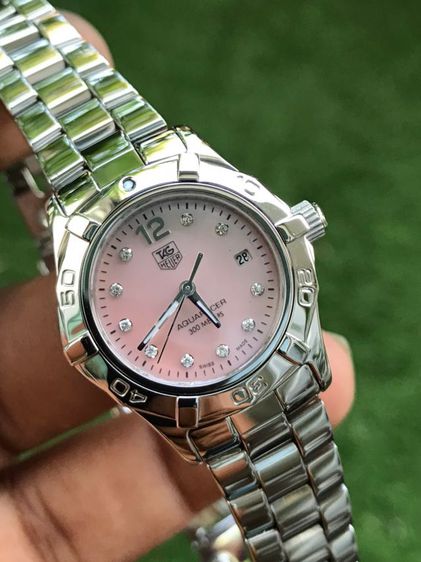 TAG Heuer Aquaracer Lady Diamond Pink Mother of pearl WAF141A🇨🇭🇨🇭
    รูปที่ 8