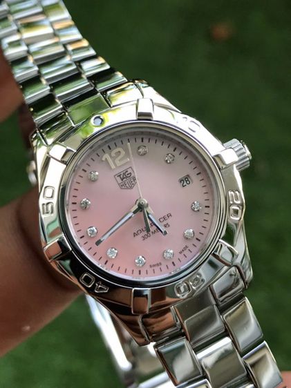 TAG Heuer Aquaracer Lady Diamond Pink Mother of pearl WAF141A🇨🇭🇨🇭
    รูปที่ 4